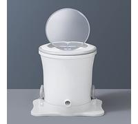 JMOUZHG Mini déshydrateur de Machine à manivelle, Machine à Laver et déshydrateur Portable à manivelle pour Le Camping, dortoirs - Non électrique (White)
