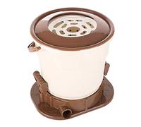 JMOUZHG Mode d'emploi du sèche-Linge - Séchoir Manuel pour Le Camping et Les Appartements - Solution Peu encombrante (Brown)
