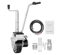 JMOUZHG Roue Jockey motorisée 350W 12V, Mini déménageur électrique, capacité de remorquage de 2270 kg, Vitesse de déplacement de 6-7 m/Min, pour Caravane, Bateau, remorque