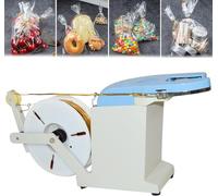 JMOUZHG Scelleuses de Sacs commerciales, Machine à Fermer Les Sacs Alimentaires électrique à Torsion, Machine à emballer, diamètre d'emballage 0,1-1,2 mm, pour supermarchés