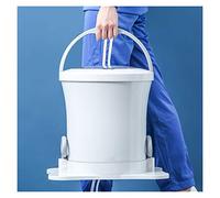 JMOUZHG Sécheuse Portable, sécheuse à essorage Manuel, extracteur d'eau Compact, séchage de vêtements pour Appartement, Non électrique (White)