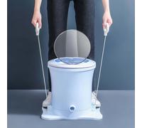 JMOUZHG Séchoir Manuel Portable - Machine à Laver à manivelle et déshydrateur pour Le Camping, Les dortoirs, Les Appartements et Les vêtements délicats - Léger (Blue)