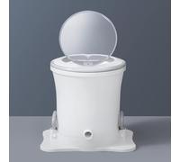 JMOUZHG Séchoir Manuel Portable - Machine à Laver à manivelle et déshydrateur pour Le Camping, Les dortoirs, Les Appartements et Les vêtements délicats - Léger (White)