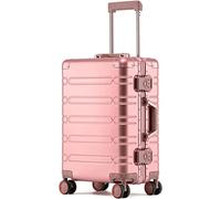 JMOZHCD Bagage à Main avec roulettes, boîtier de Chariot en Alliage de magnésium Tout en aluminium résistant à l'usure, Valise de Voyage d'affaires (F 20)
