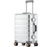 JMOZHCD Bagage à Main avec roulettes, boîtier de Chariot en Alliage de magnésium Tout en aluminium résistant à l'usure, Valise de Voyage d'affaires (C 28)
