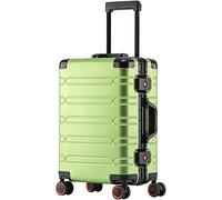 JMOZHCD Bagage à Main avec roulettes, boîtier de Chariot en Alliage de magnésium Tout en aluminium résistant à l'usure, Valise de Voyage d'affaires (E 28)