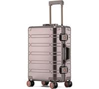 JMOZHCD Bagage à Main avec roulettes, boîtier de Chariot en Alliage de magnésium Tout en aluminium résistant à l'usure, Valise de Voyage d'affaires (A 24)