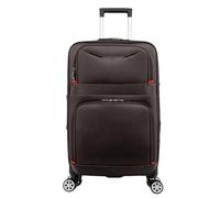 JMOZHCD Bagage à Main Oxford Tissu embarquement Valise à roulettes Grand Sac de Voyage avec Roues Fermeture éclair Valise à Bagages roulante (Coffee 20 inch)