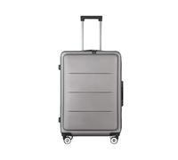 JMOZHCD Bagage Cabine Valise à roulettes Valise roulante Valise trolley Grande capacité Valise à Main (H02 Gold Gray 24)
