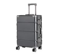 JMOZHCD Bagage Valise à poignée Large Bagage à Main Homme Femme PC Cadre aluminium boîtier de Chariot Camping boîte de Rangement (Gray 24)