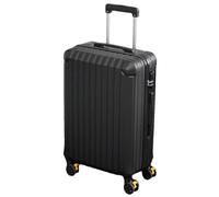 JMOZHCD Bagages roulants Code de Voyage Bagages 20/24/28 Pouces Spinner Roues Valise de Grande capacité (Black 24)