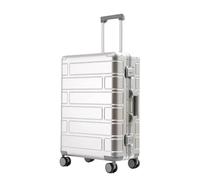 JMOZHCD Code de Bagage Valise à roulettes Valise de Voyage de Luxe Organisateur de Rangement boîtier de Chariot (Sliver 24)