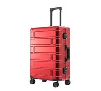 JMOZHCD Code de Bagage Valise à roulettes Valise de Voyage de Luxe Organisateur de Rangement boîtier de Chariot (Red 24)