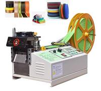 JMOZHCD Machine de découpe de Sangle de précision, Machine de découpe Automatique de Ruban Chaud et Froid, Machine de découpe Automatique de Sangle Chaude et Froide