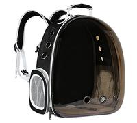 JMOZHCD Sac à Dos pour Animaux de Compagnie, Capsule Spatiale, Sac à Dos Transparent, Coque Rigide, Coussin, Bretelles réglables, adapté à la randonnée (H)