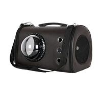 JMOZHCD Sac pour Animaux de Compagnie, Capsule Spatiale, Sac à Dos pour Chat, Coque Rigide Transparente, Coussinet Amovible, Bretelles réglables, adapté à la randonnée (G)