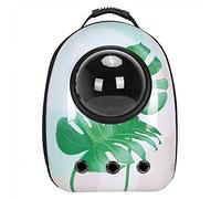 JMOZHCD Sac pour Animaux de Compagnie, Capsule Spatiale, Sac à Dos pour Chat, pour Voyage et randonnée, Coque Rigide, Coussinet Avant Amovible, Bretelles réglables (R)