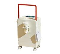 JMOZHCD Valise à poignée Large avec Porte-gobelet, Bagage de Voyage, Mot de Passe, boîtier de Chariot, Sac de Voyage à Main, Valise à roulettes (B 20)