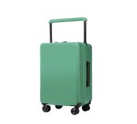 JMOZHCD Valise à roulettes avec Mot de Passe, Chariot Large, légère, PC, Grande capacité, Sac de Voyage (Emerald En8 24 inch)
