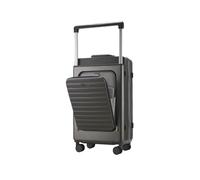 JMOZHCD Valise à roulettes Large pour Hommes et Femmes, avec Fermeture éclair, Cadre en aluminium, Bagage à Main, Serrure à Combinaison, Valise en aluminium 24" (Aluminum 20)