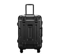 JMOZHCD Valise de Grande capacité Cadre en aluminium Valise à roulettes élégante à Fermeture éclair boîtier de Chariot Antichoc Silencieux (Zipper 20)
