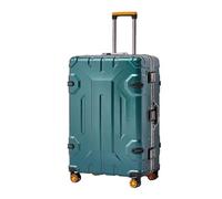 JMOZHCD Valise personnalisée à la Mode, Roue Universelle, Cadre en aluminium, boîtier de Chariot, boîte à Mot de Passe, Valise de Voyage (Dark En8 24)