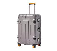 JMOZHCD Valise personnalisée à la Mode, Roue Universelle, Cadre en aluminium, boîtier de Chariot, boîte à Mot de Passe, Valise de Voyage (Gun Color 24)