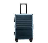 JMOZHCD Valise roulante boîtier de Chariot en aluminium Portable Roue Universelle Coque Rigide Valise boîte de Rangement pour vêtements (Blue 24 inch)