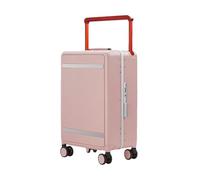 JMOZHCD Valises de Voyage, valises trolley Larges de Loisirs, valises élégantes et Simples, Grandes valises Cabine, valises Extensibles à Coque Rigide (Pnnrk Aluminum Frame)