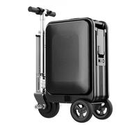 JMOZHCD YJFEDCC Valise de Voyage de 20 Pouces, Valise d'équitation électrique Intelligente, Valise Sit-on, Ride-on et Walk-on, Argent (Black)