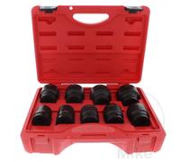 JMP Jeu de 9 douilles impact hexagonales 3/4 24-46 MM