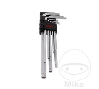 JMP Jeu de 9 tournevis allen à tête sphérique coudée 1.5-10.0 MM