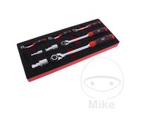 JMP Jeu de cliquets réversibles avec insert pour chariot à outils