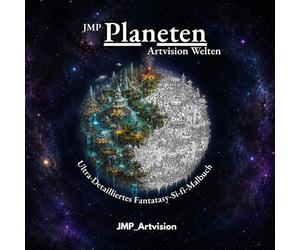 JMP Planeten Artvision Welten: Ultra-detailliertes Sci-Fi-Fantasy-Malbuch