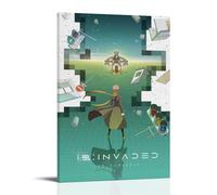JMQPMDU Id - Invaded1 Impression sur toile avec cadre pour chambre à coucher Motif anime, avec cadre 20 x 30 cm