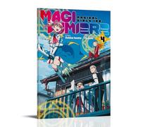 JMQPMDU Magilumiere Co. Ltd Impression sur toile d'anime dynamique au sang chaud Décoration murale Décoration pour chambre à coucher 60 x 90 cm Style cadre