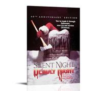 JMQPMDU Poster sur toile de la série télévisée classique Silent Night et Deadly Night - Art mural décoratif pour chambre à coucher - 20 x 30 cm - Style cadre
