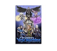 JMQPMDU Poster sur toile The Legend of Vox Machina - Impression sur toile - Décoration murale pour chambre à coucher - 50 x 75 cm - Style sans cadre