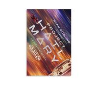 JMQPMDU Project Hail Mary - Impression sur toile de la série télévisée populaire - Décoration murale pour chambre à coucher - 40 x 60 cm - Style sans cadre