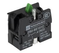 JMRTQMEC Bloc de Contact NO ZB2-BE101C NC ZB2-BE102C for Interrupteur à Bouton-Poussoir série ZB2-B 22 mm, 50 pièces/lot(NO)