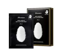 JMsolution Water Luminuous Silky Cocoon Black Mask - Masque facial coréen - Extrait de ver à soie - Synergie nutritive et hydratante - 10 feuilles pour une peau sensible