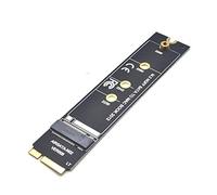 JMT Adaptateur SSD M2 Connecteur M.2 NGFF SATA SSD Convertisseur Adaptateur Riser Card pour Apple 2012 pour MacBook Air A1465 A1466 (carte adaptateur uniquement)