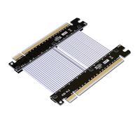 JMT ADT-K33NS Câble élévateur PCIE 4.0 x16 vers x16 TX vers RX Signal Swap Support GTX1080ti GTX2080ti RX5700xt RTX3060 (10 cm, K33NS PCIe 4.0)
