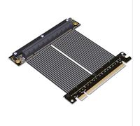 JMT ADT-M33 Câble d'extension PCIe 4.0 x16 de 15 cm double inversé Gen4 256 G/bps Compatible avec châssis ITX A4 (M33JM-TD)