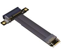 JMT ADT-R42 Series PCI-E 4X vers M.2 NGFF NVMe M Key 2280 Riser Card 32G/BPS PCIe 3.0 x4 High Speed M2 Key-M PCI-Express Câble d'extension (R42SF 15 cm)