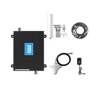 JMT Amplificateur de signal cellulaire tri-bande 4G 2G 3G 4G répéteur 900+1800+2100Mhz GSM/DCS/WCDMA Amplificateur de signal (Combo A)