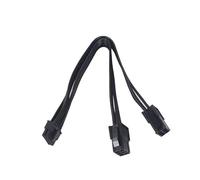 JMT Câble adaptateur d'alimentation double PCIe 6/8 broches femelle vers mini 12 broches mâle pour GPU NVIDIA GeForce RTX 30 Series RTX 3080 RTX 3090 (double 6 broches)