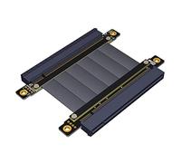 JMT Câble d'extension plat PCI Express 3.0 x16 vers x16 TX vers Tx Direct TX Signal Swap PCIe 16x Gen3.0 128G/bps compatible GTX1080ti GTX2080ti RX5700xt RTX3060 (25 cm, R33VF)