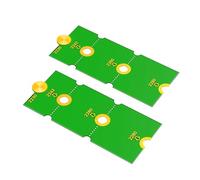 JMT Carte d'extension M2 NGFF 2230 à 2280 2230, 2242, 2260, 2280 SSD compatible avec SSD M2 NVME NGFF M.2 U.2 M3 SSD longue taille changeante (1 paire)