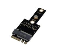 JMT Carte LAN M.2 Wi-Fi sans fil Clé A + E vers M.2 NGFF SSD Adaptateur compatible avec disque dur NVME 2230 2242 (à 2230)
